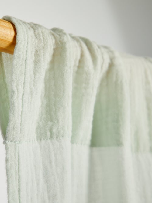 Rideau en gaze de coton - Kiabi