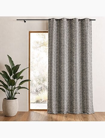 Rideau épais en jacquard - effet serpent