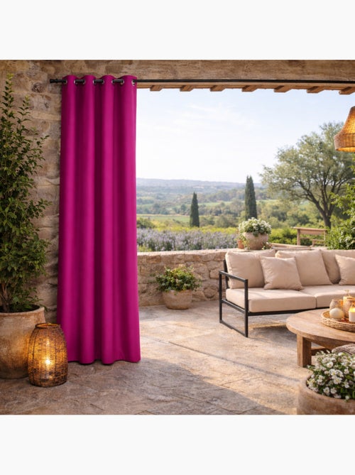 Rideau extérieur coloré imperméable résistant aux uv - Kiabi