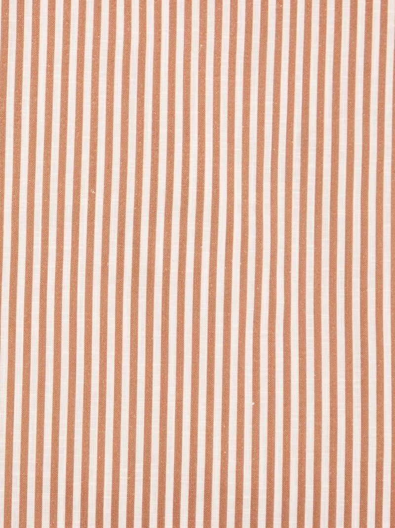 Rideau fantaisie 140x240 cm en coton Marron - Kiabi