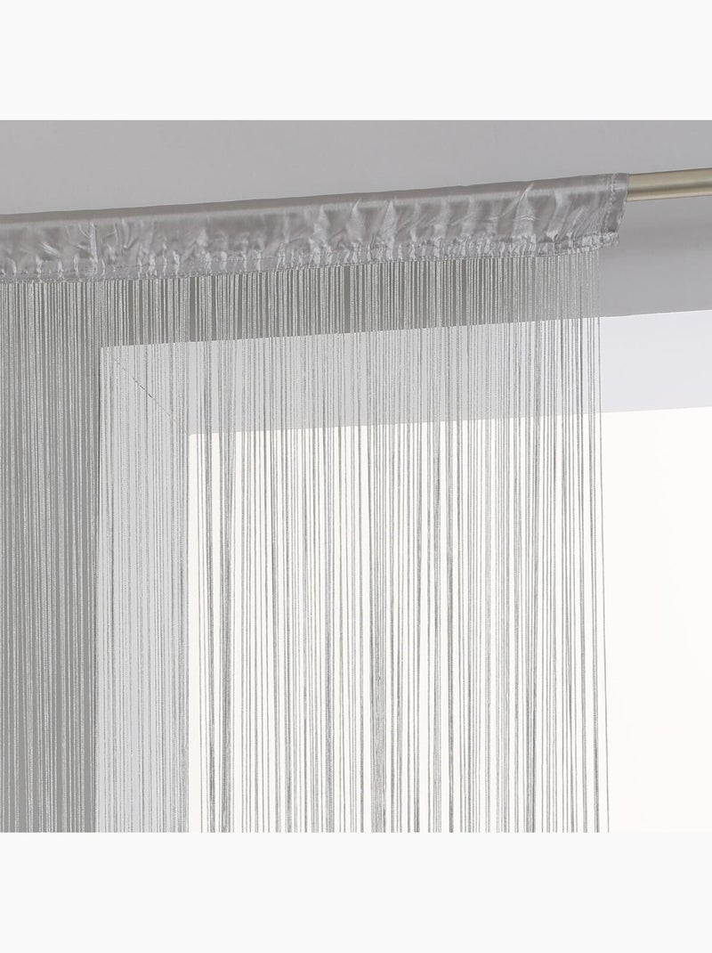 Rideau fil lanka Gris - Kiabi