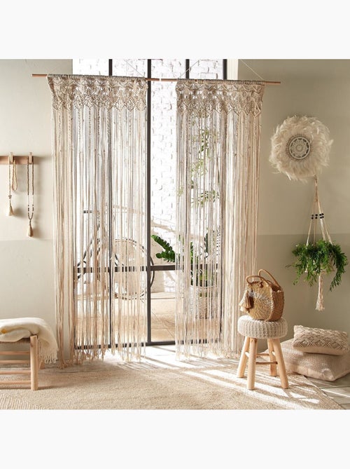 Rideau fil MACRAMÉ - Kiabi