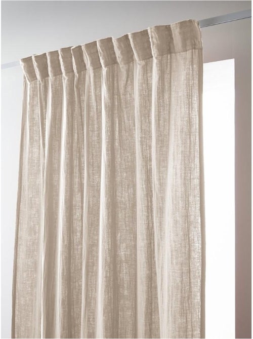 Rideau galon fronceur – double gaze de coton gaïa - Kiabi Rideau galon fronceur – double gaze de coton gaïa - Kiabi