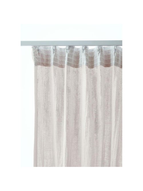 Rideau galon fronceur – double gaze de coton gaïa - Kiabi Rideau galon fronceur – double gaze de coton gaïa - Kiabi