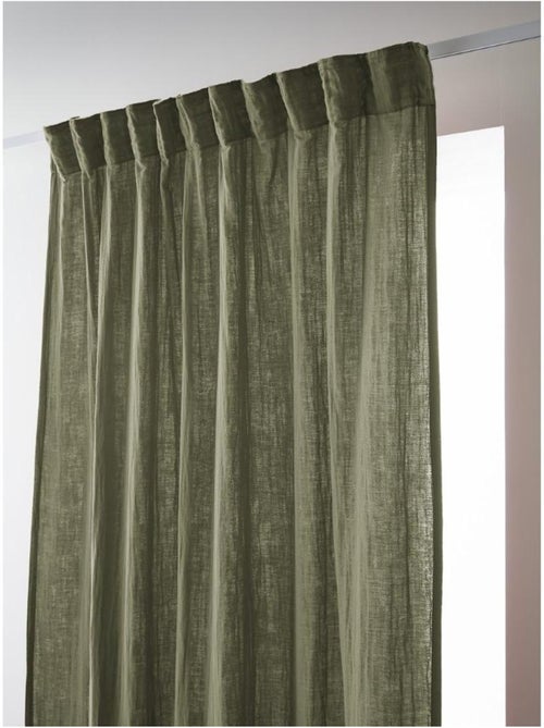 Rideau galon fronceur – double gaze de coton gaïa - Kiabi Rideau galon fronceur – double gaze de coton gaïa - Kiabi