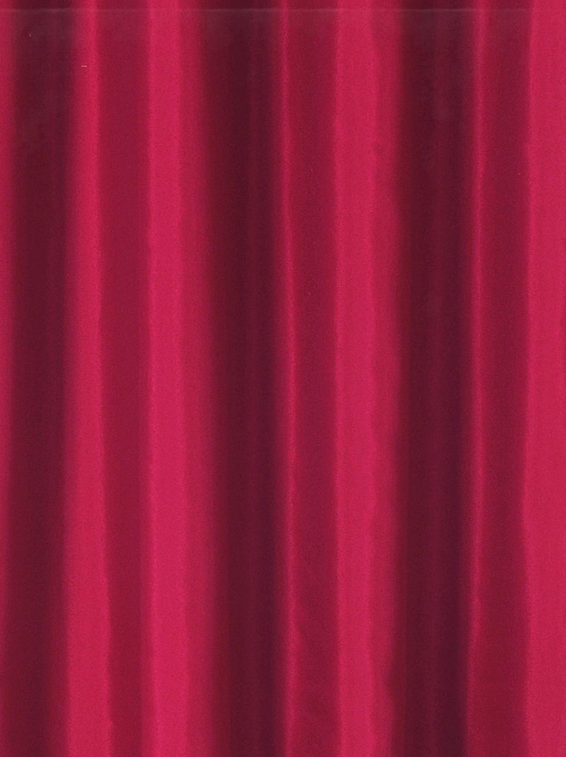 Rideau ignifugé en toile demi natté non feu M1 Rose fushia - Kiabi