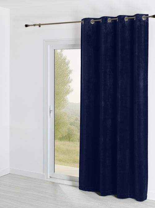 Rideau ignifugé  m1 en velours premium - Kiabi