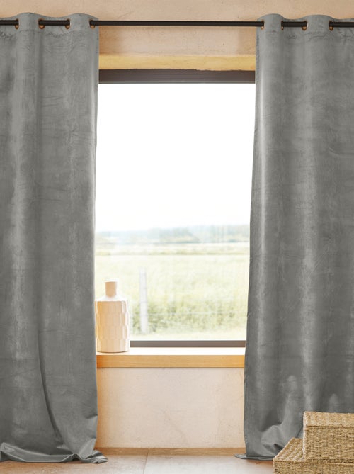 Rideau Ignifugé  M1 en velours premium - Kiabi