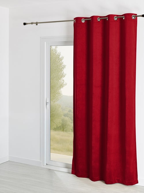 Rideau ignifugé  m1 en velours premium - Kiabi
