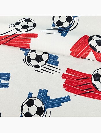 Rideau imprimé football tamisant