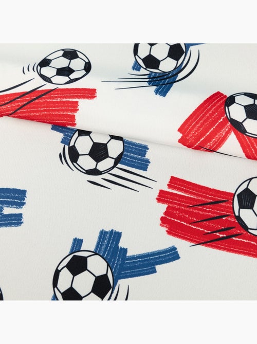 Rideau imprimé football tamisant - Kiabi