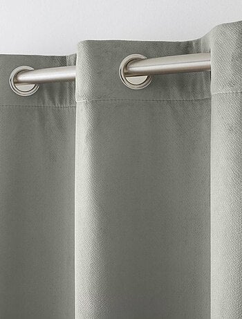 Rideau isolant et thermique en velours