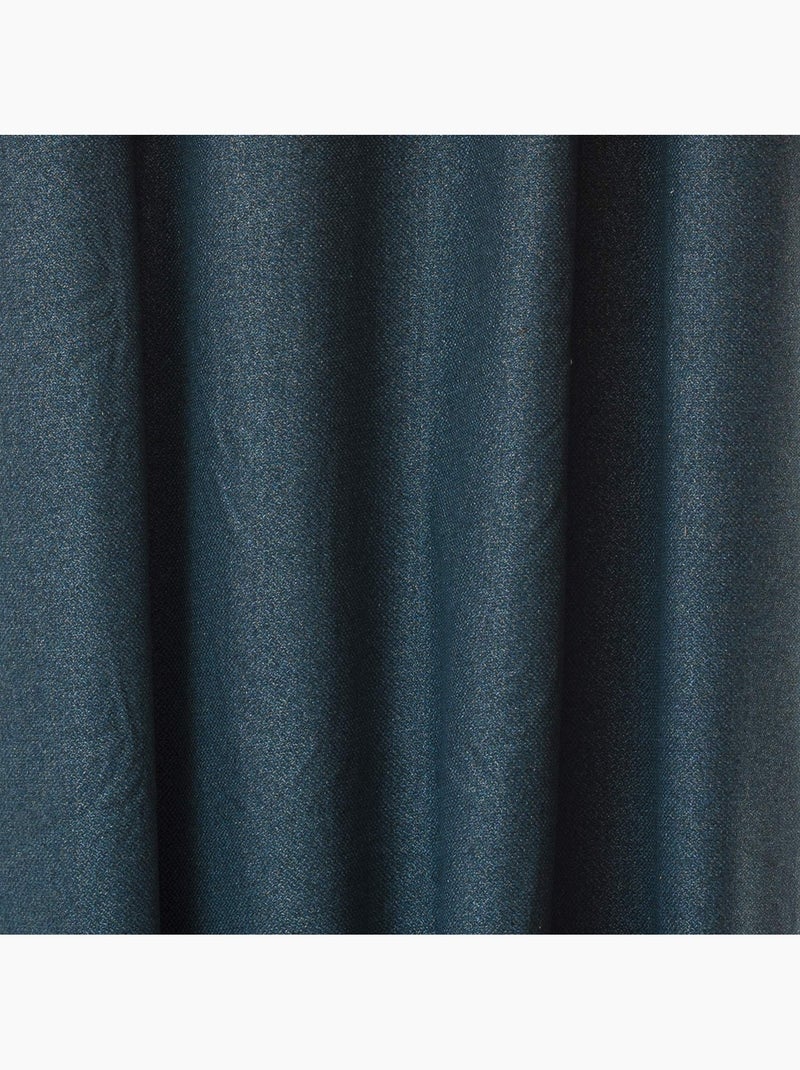 Rideau isolant occultant NOTTE Bleu foncé - Kiabi