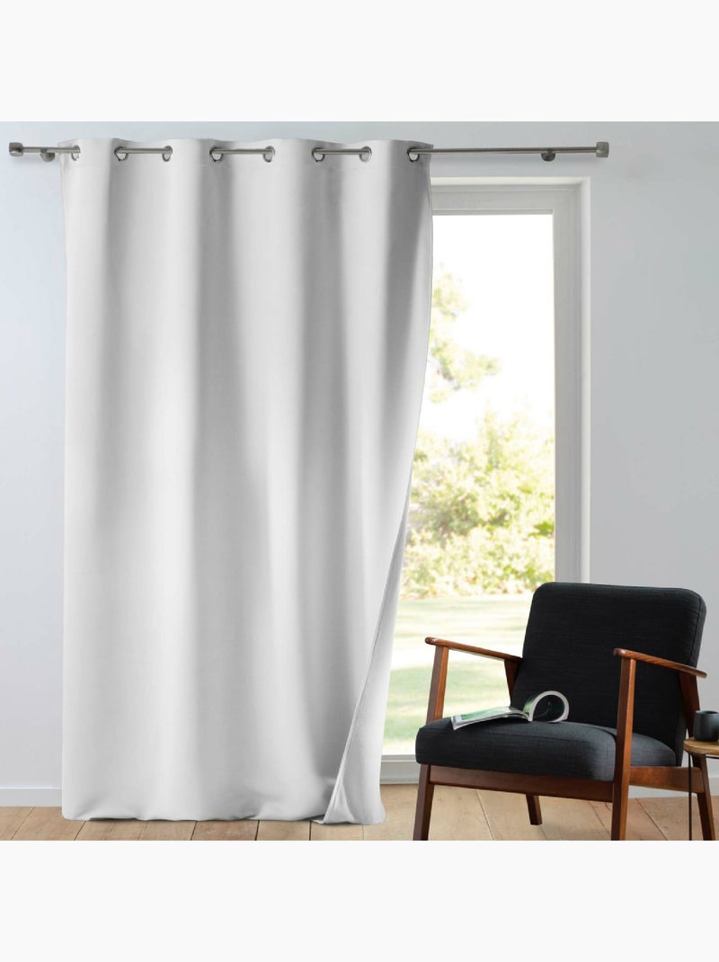 Rideau isolant thermique blanc Blanc - Kiabi