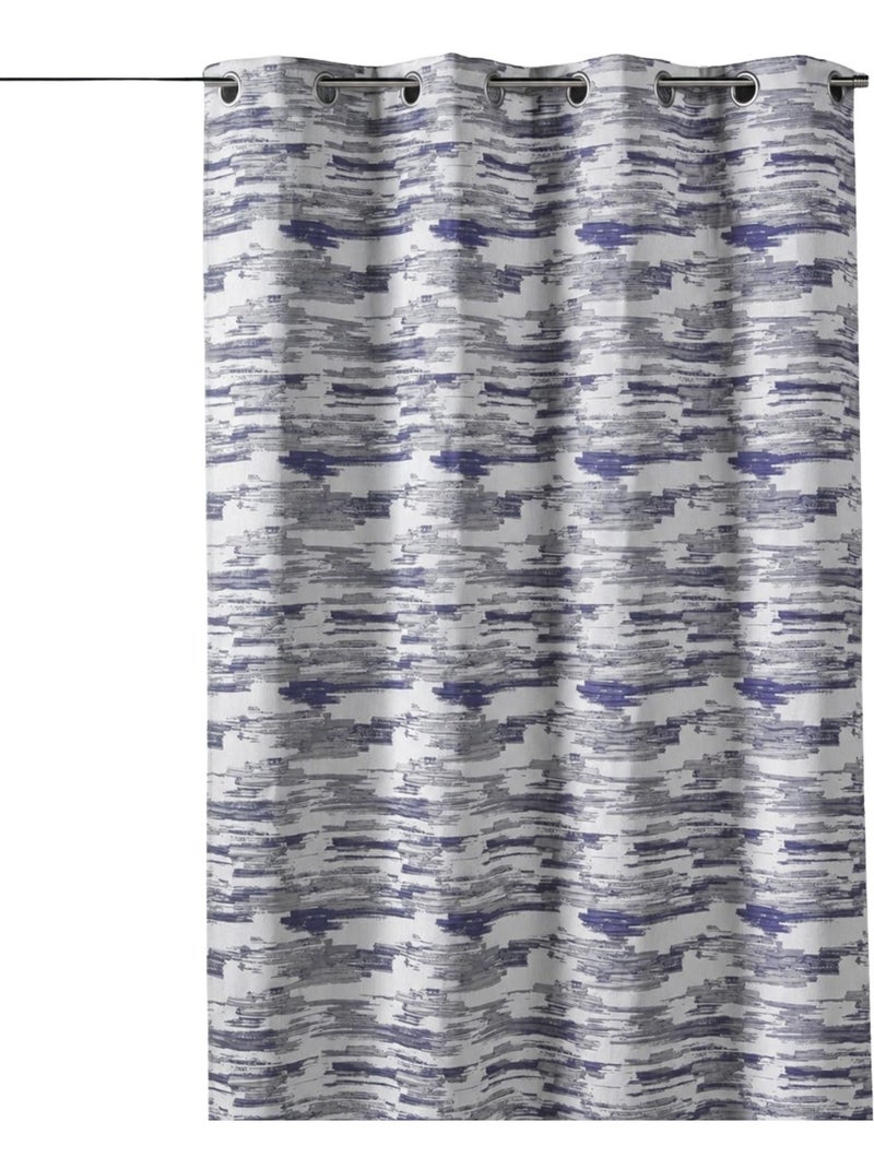 Rideau isolant thermique et sonore motif camouflage Bleu - Kiabi
