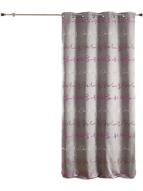 Rideau jacquard à imprimé d’écritures - Kiabi