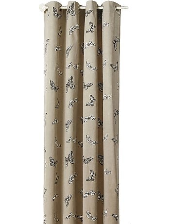 Rideau jacquard imprimés de papillons