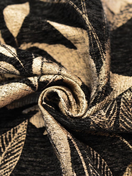 Rideau jacquard motif jungle - Kiabi