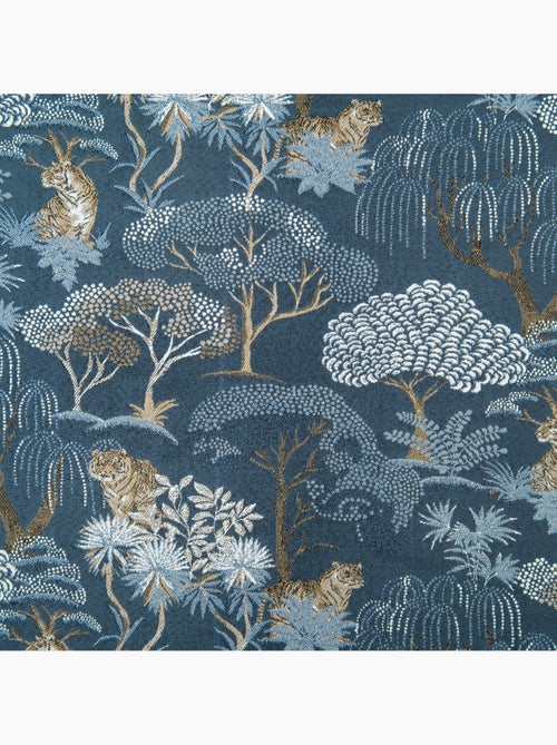 Rideau jacquard tamisant motif tigre japonisant - Kiabi Rideau jacquard tamisant motif tigre japonisant - Kiabi