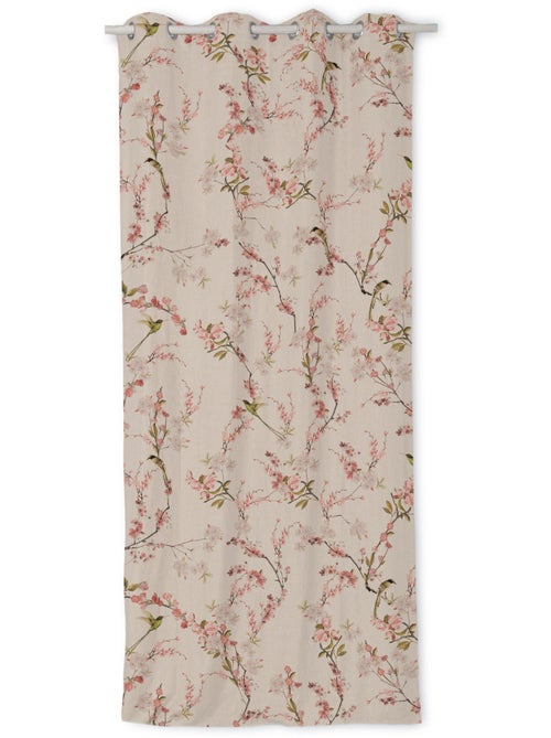 Rideau lin Chinoiserie "Happyfriday" - Kiabi Rideau lin Chinoiserie "Happyfriday" - Kiabi