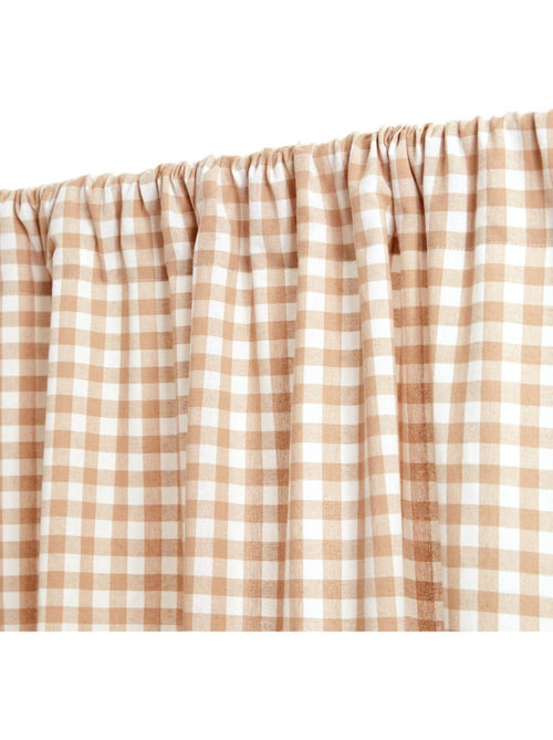 Rideau motif vichy en coton GROOVE - Kiabi
