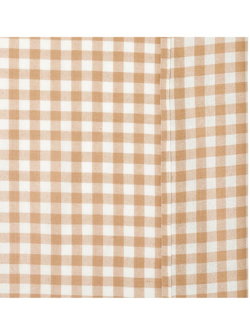 Rideau motif vichy en coton GROOVE - Kiabi