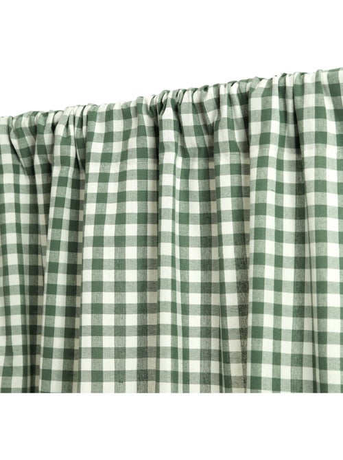 Rideau motif vichy en coton GROOVE - Kiabi