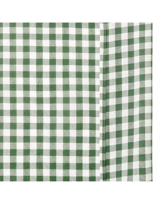 Rideau motif vichy en coton GROOVE - Kiabi