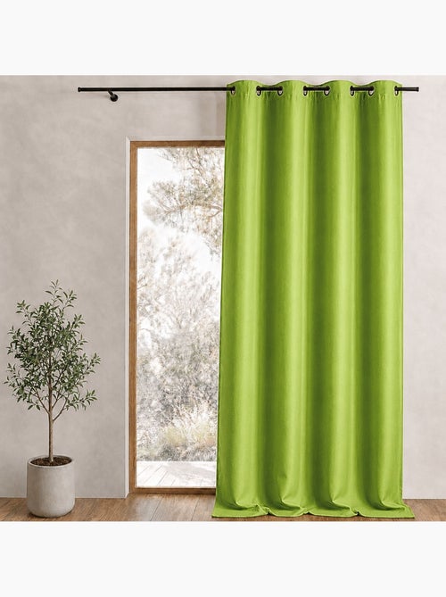 Rideau occultant 80 % uni - Kiabi