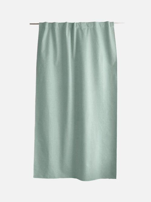 Rideau occultant aspect chambray - Kiabi
