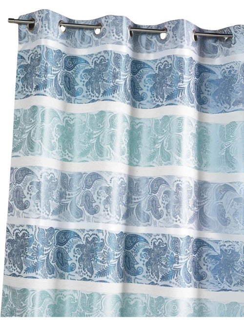Rideau occultant en jacquard à rayures horizontales - Kiabi Rideau occultant en jacquard à rayures horizontales - Kiabi
