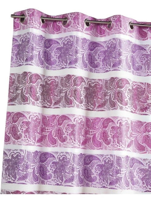 Rideau occultant en jacquard à rayures horizontales - Kiabi Rideau occultant en jacquard à rayures horizontales - Kiabi