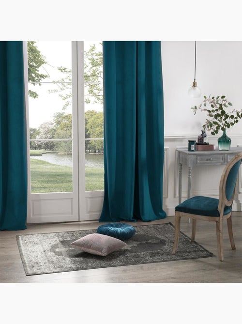 Rideau occultant en velours DOLCE - Kiabi