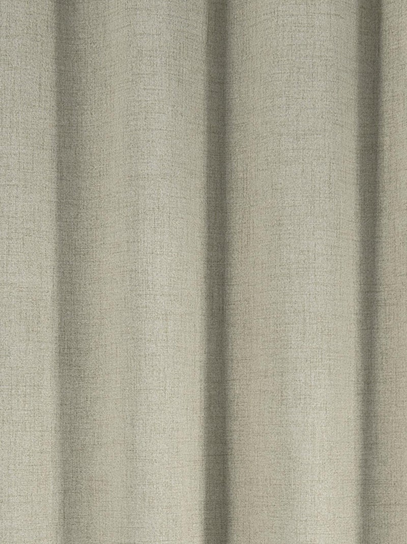 Rideau occultant et thermique  chiné Beige - Kiabi