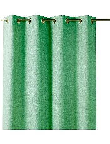 Rideau occultant isolant thermique uni avec doublure polaire