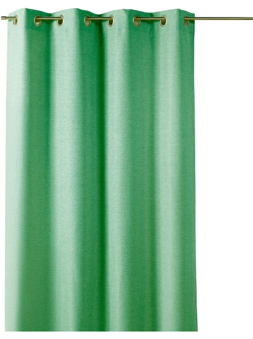 Rideau occultant isolant thermique uni avec doublure polaire - Kiabi
