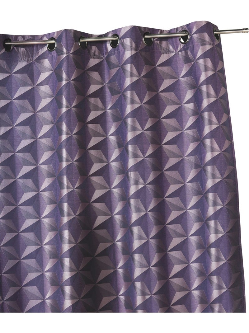 Rideau occultant jacquard à motifs géométriques Parme - Kiabi