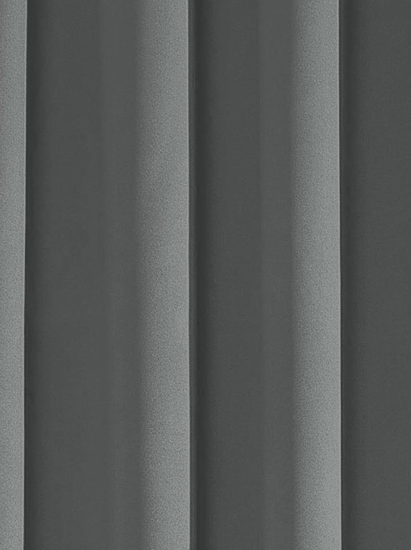 Rideau occultant pour chambre et salon Gris souris - Kiabi