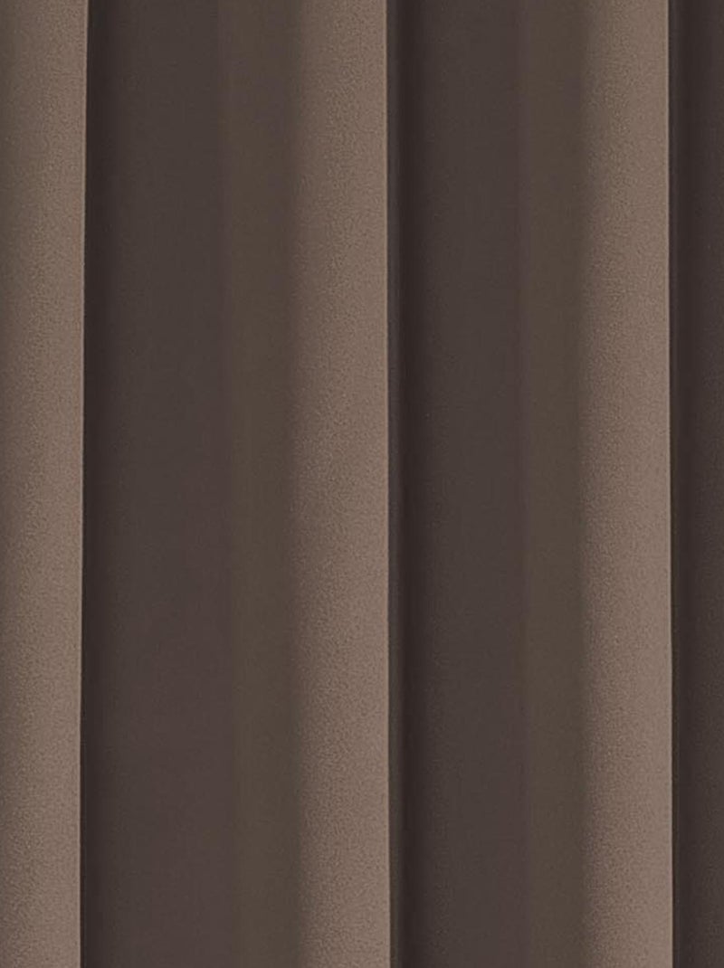 Rideau occultant pour chambre et salon Taupe - Kiabi