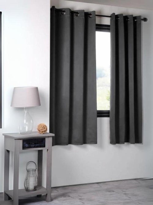 Rideau occultant uni 210gr/m2 - Kiabi