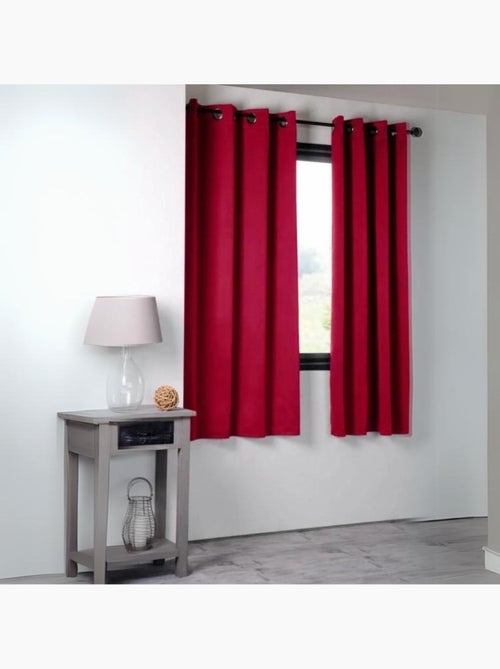 Rideau occultant uni 210gr/m2 - Kiabi