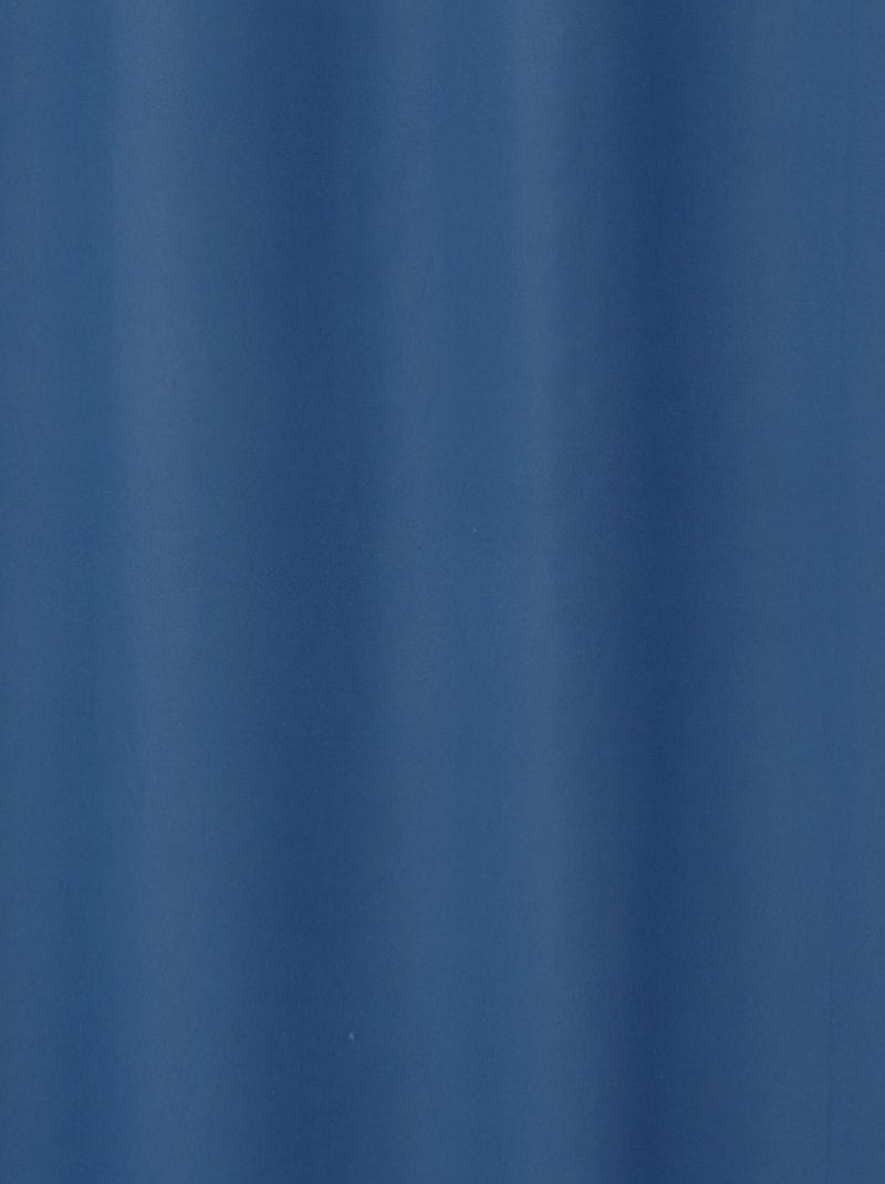 Rideau occultant uni coloré Bleu - Kiabi