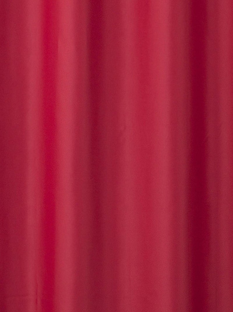 Rideau occultant uni coloré Rouge - Kiabi