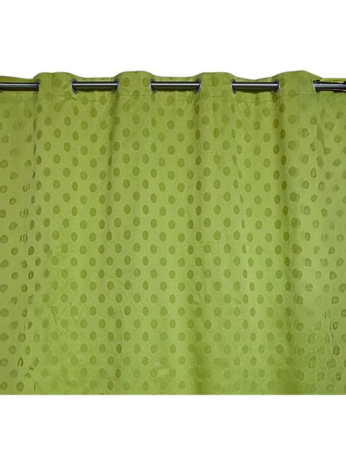 Rideau tamisant à motifs pois - Kiabi