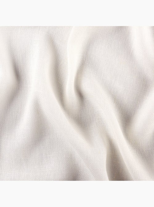 Rideau tamisant à œillets polylin satin - Kiabi
