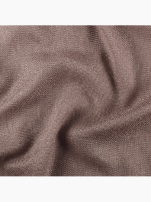 Rideau tamisant à œillets polylin satin - Kiabi