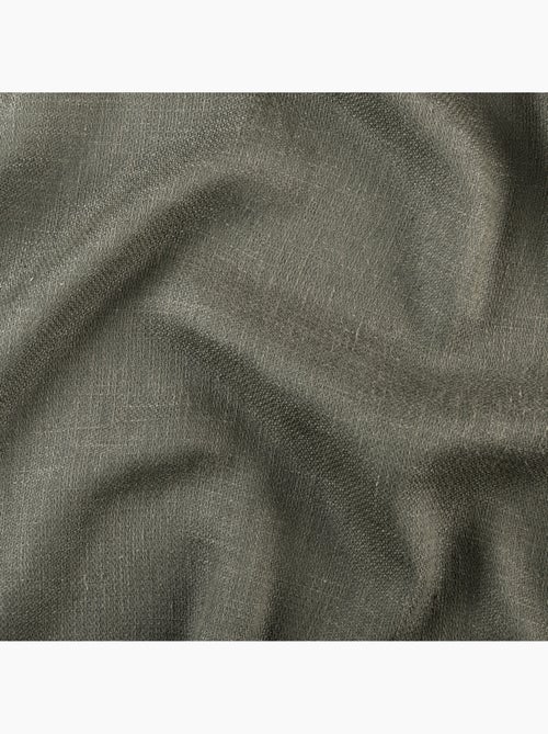 Rideau tamisant à œillets polylin satin - Kiabi