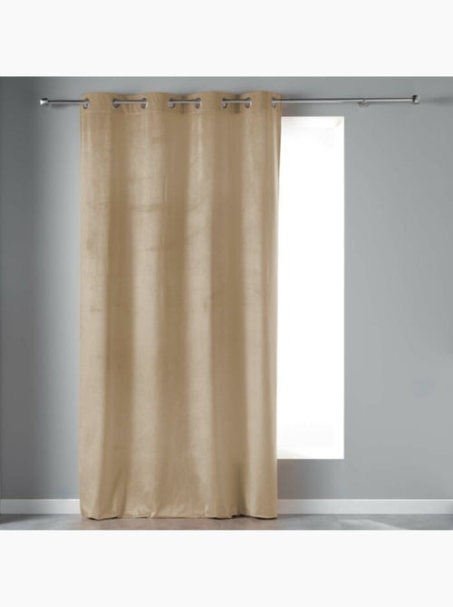 Rideau tamisant à œillets – velours – velvetine - Kiabi Rideau tamisant à œillets – velours – velvetine - Kiabi