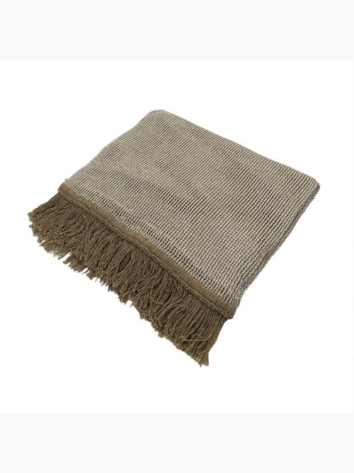 Rideau tamisant à tissage alvéolé - Kiabi