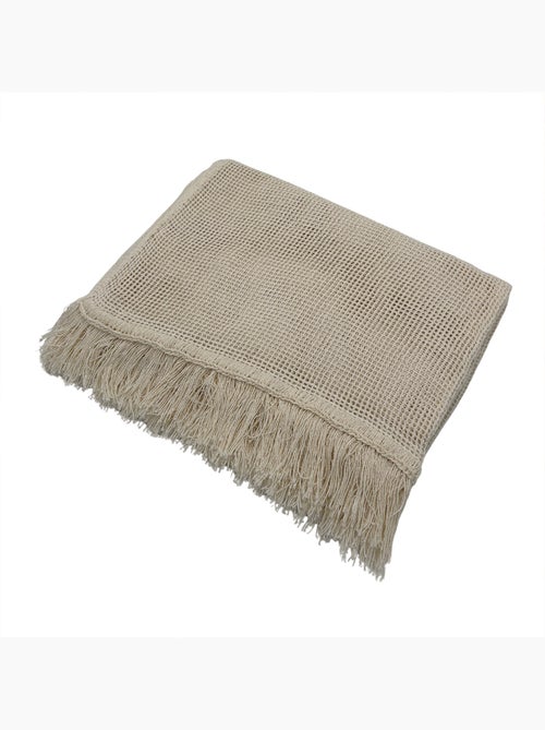 Rideau tamisant à tissage alvéolé - Kiabi